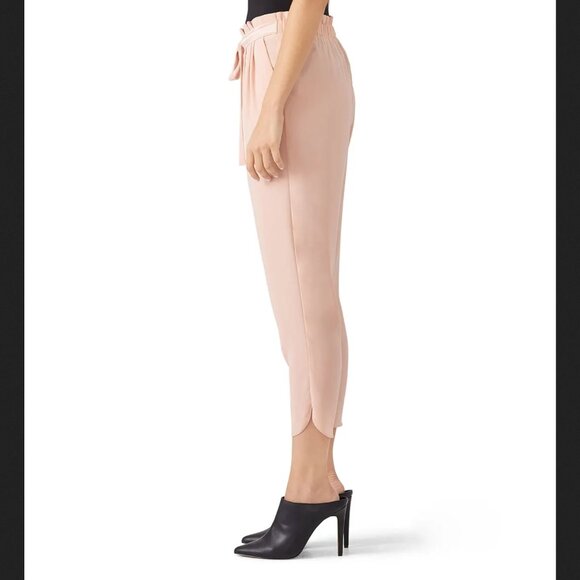 RAMY BROOK "Allyn" silk summer 6/8 pants in blush in sz L - Picture 4 of 4